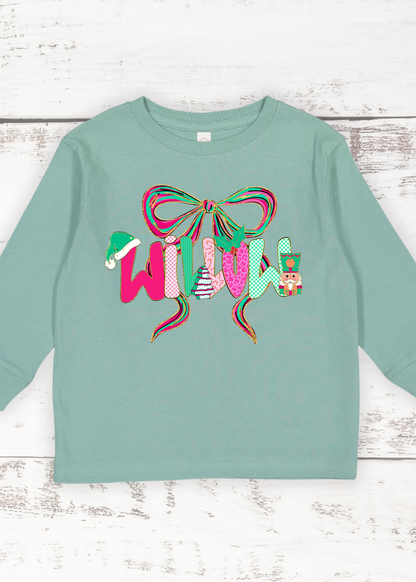 Holly Jolly Girly Long Sleeve Tee
