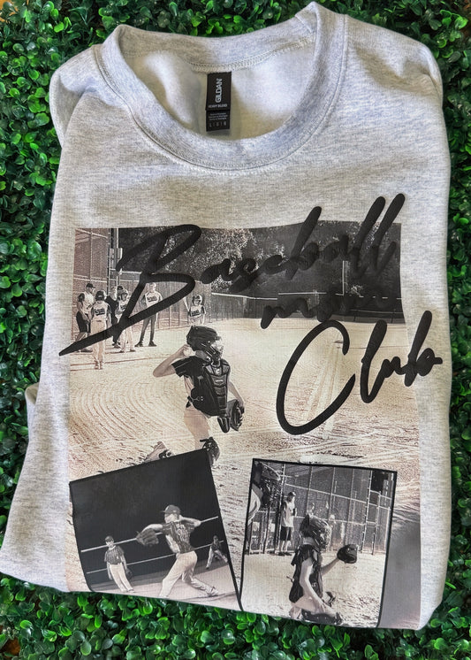 Custom Club Puff + Print Sweatshirt