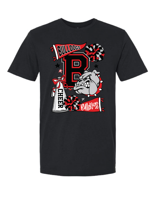 Bulldog Collage Tee