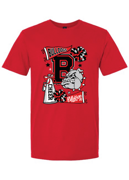Bulldog Collage Tee