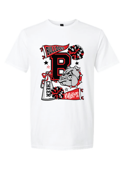 Bulldog Collage Tee