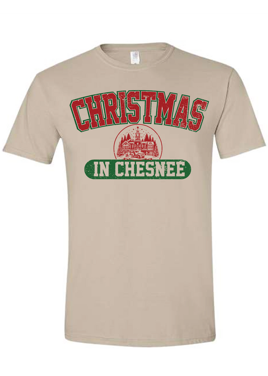 Chesnee Christmas Varsity Graphic Tee