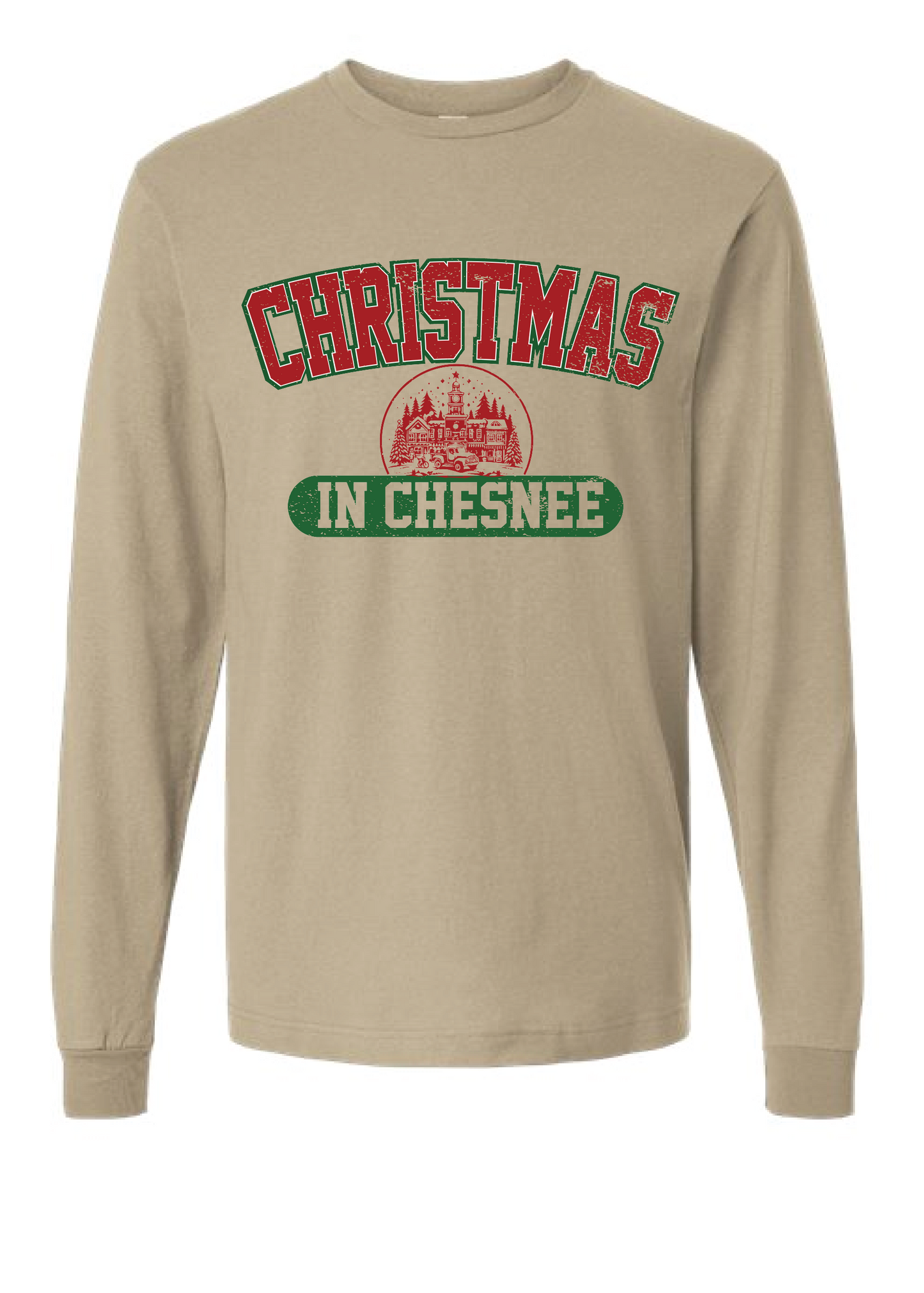 Chesnee Christmas Varsity Long Sleeves