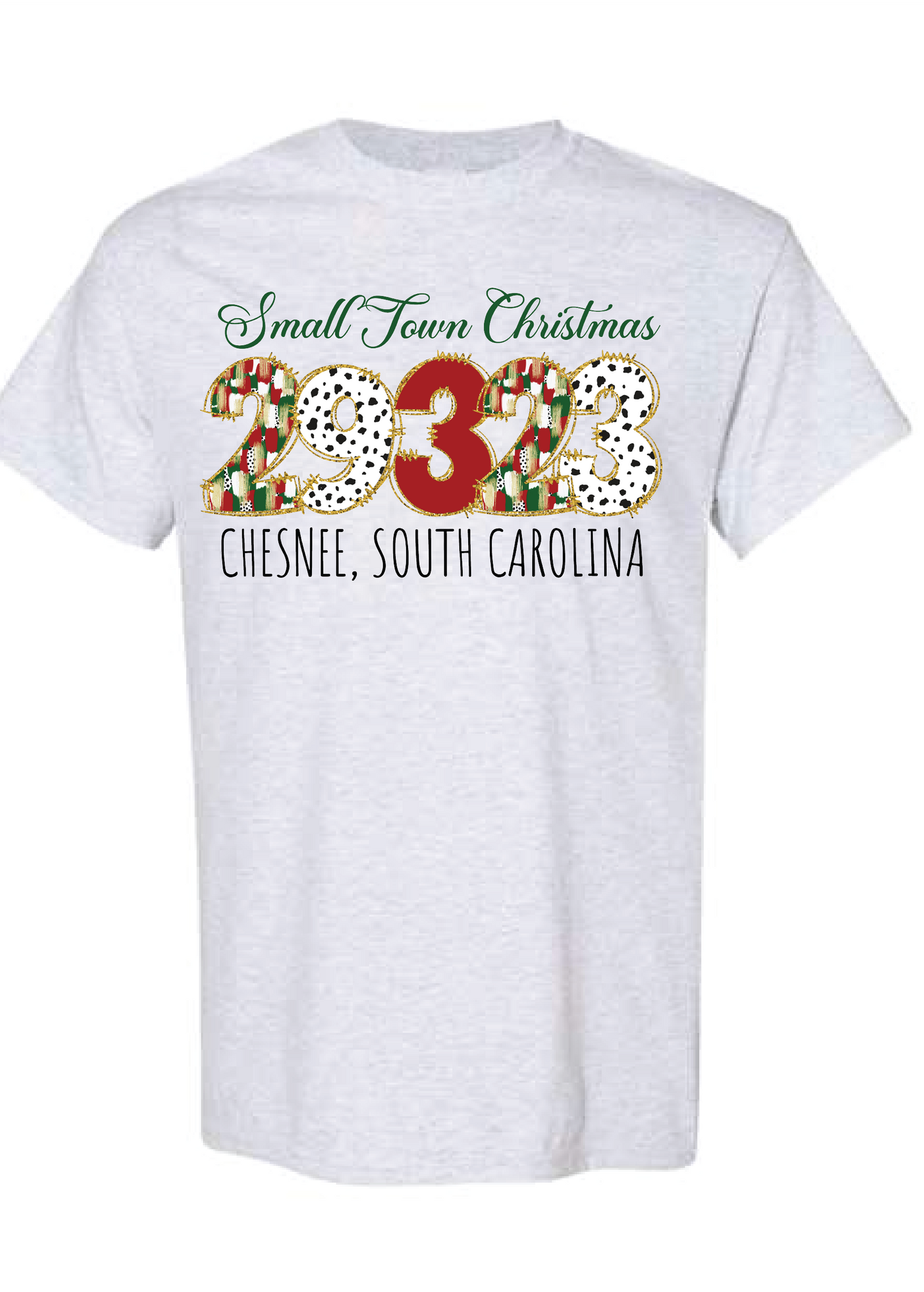 Chesnee Christmas Zipcode Graphic Tee