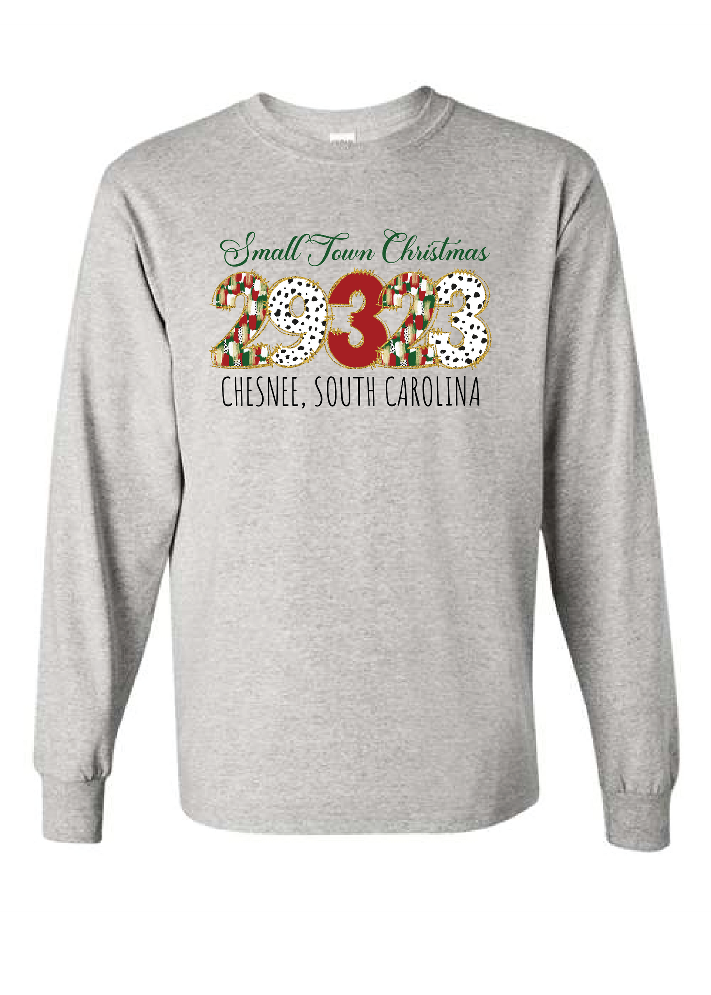 Chesnee Christmas Zipcode Long Sleeves