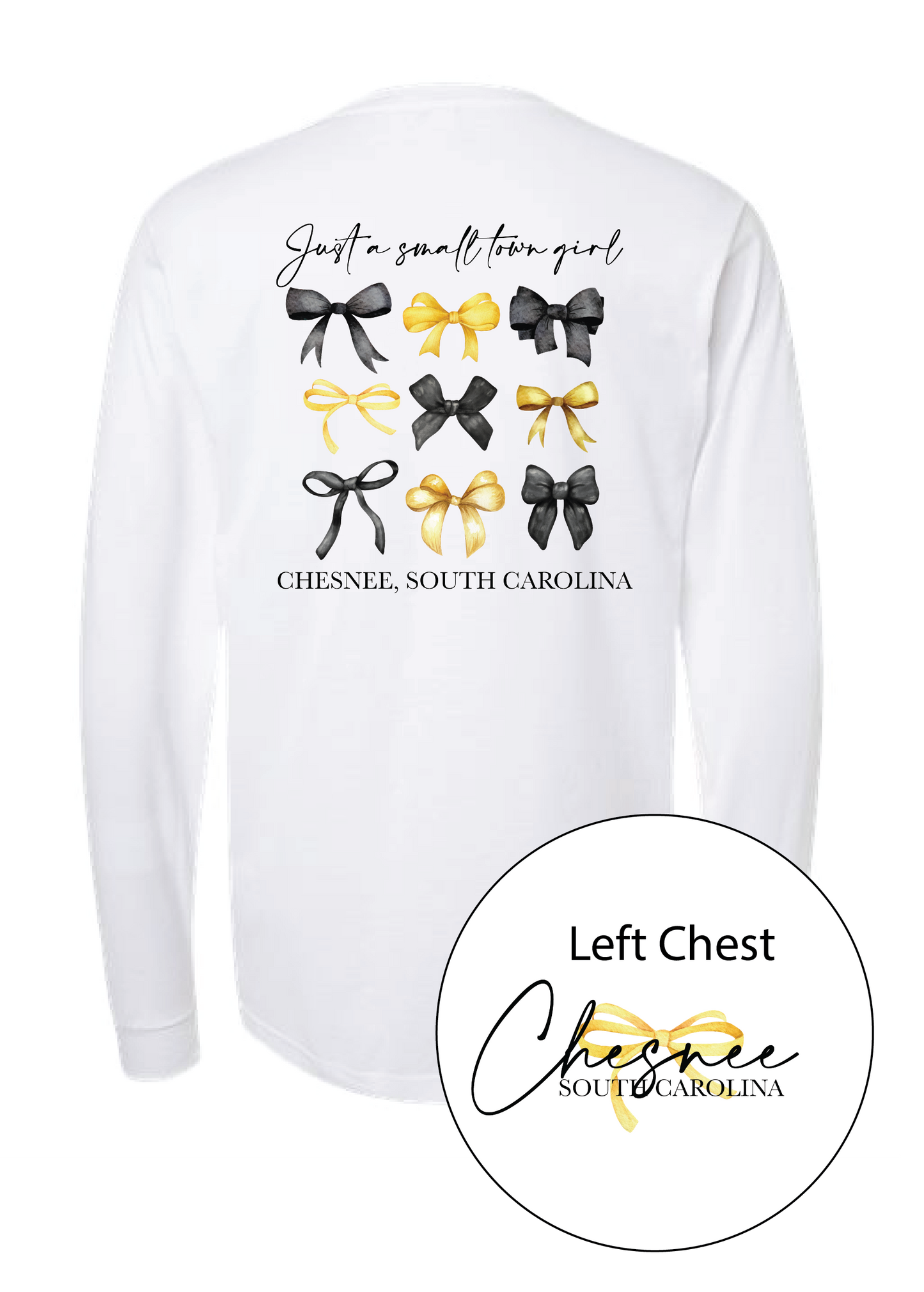 Small Town Chesnee Girl Long Sleeves