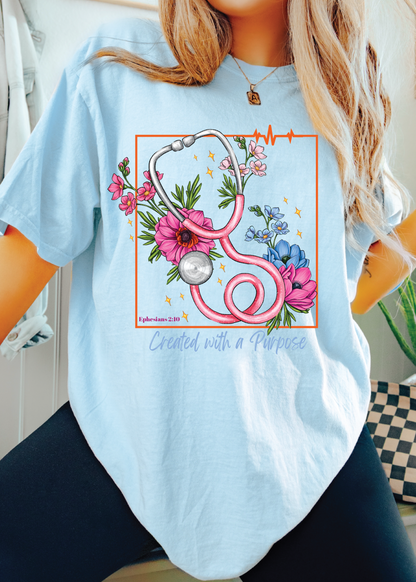 Created with a Purpose Comfort Color Tee