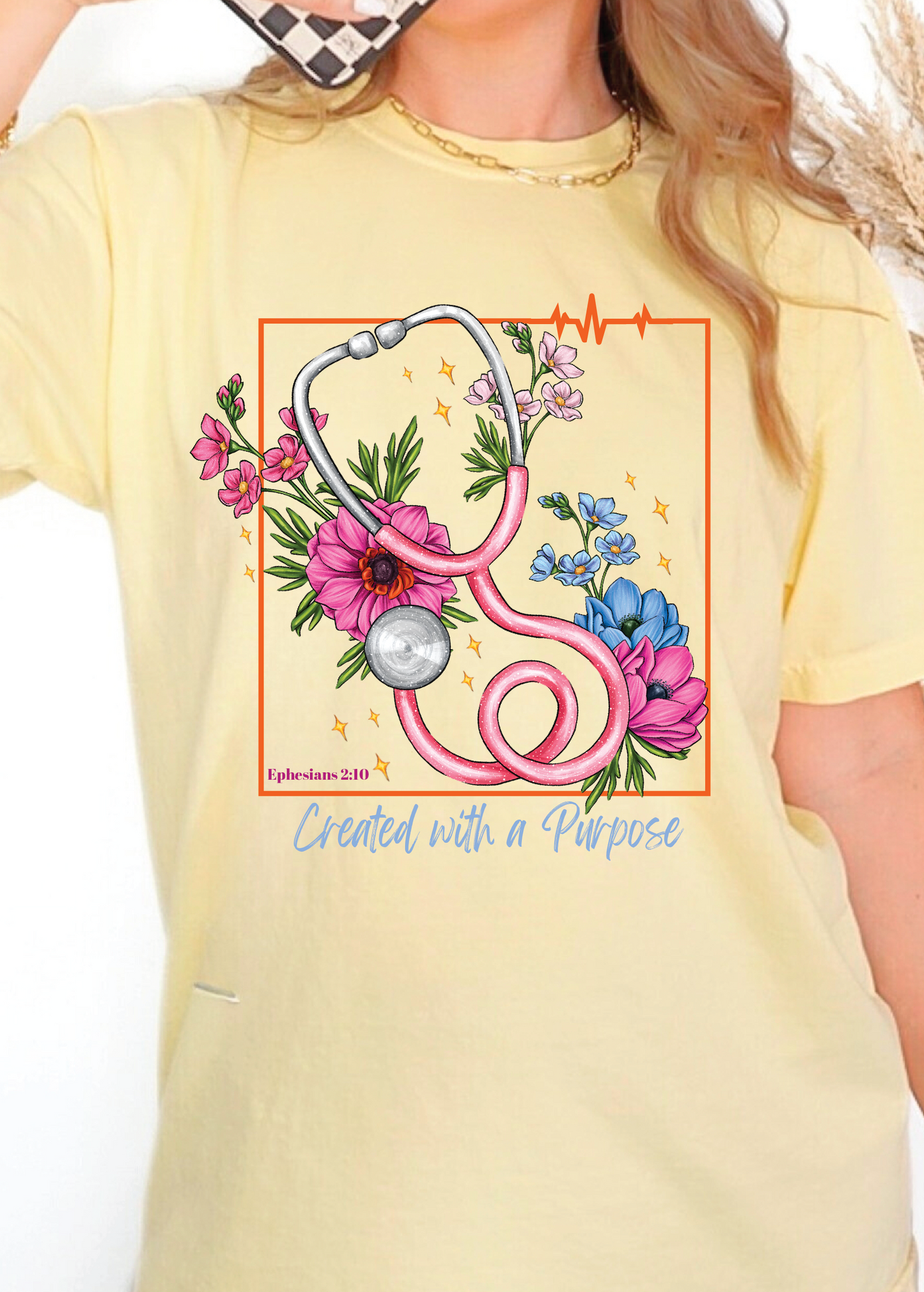 Created with a Purpose Comfort Color Tee