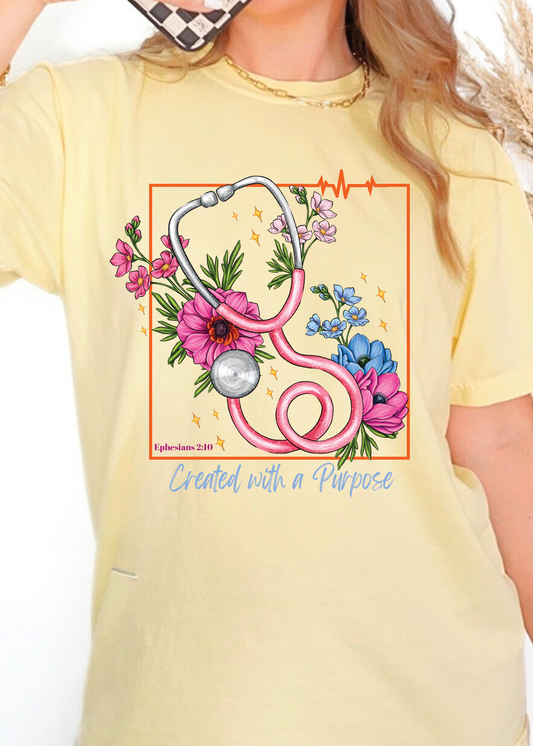 Created with a Purpose Comfort Color Tee