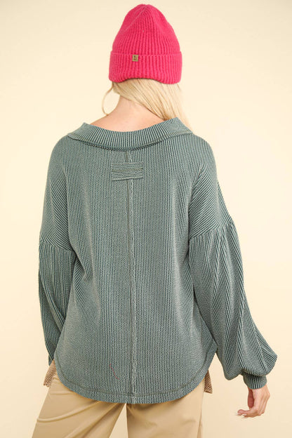 Otto V-Neck Knit Top