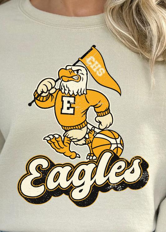 Chesnee Cheer Eagle Pennant Tee