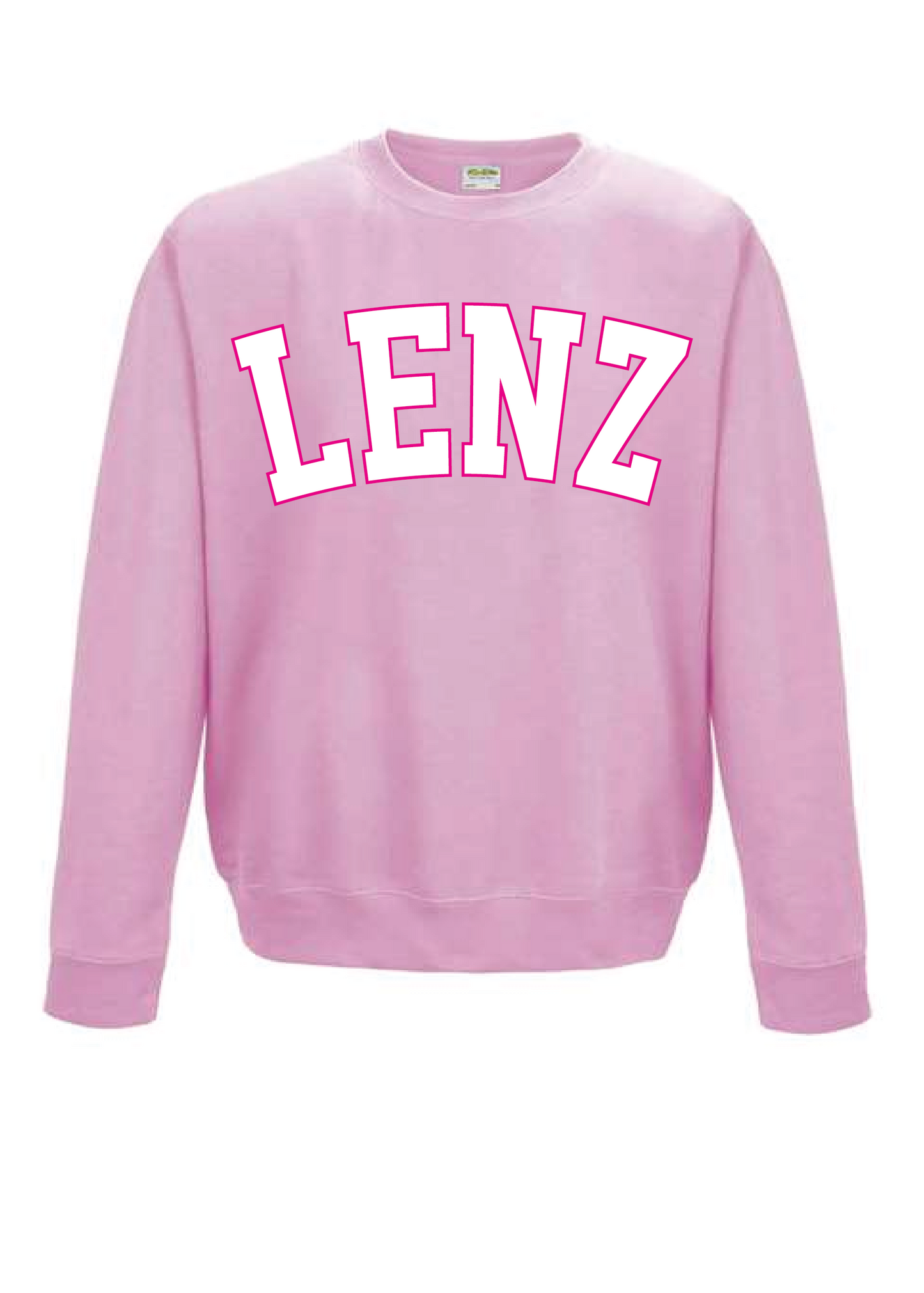 Printed Varsity Oversized Sweatshirt