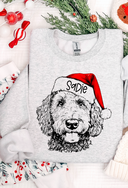 Santa Paws Dog Breed Sweatshirts