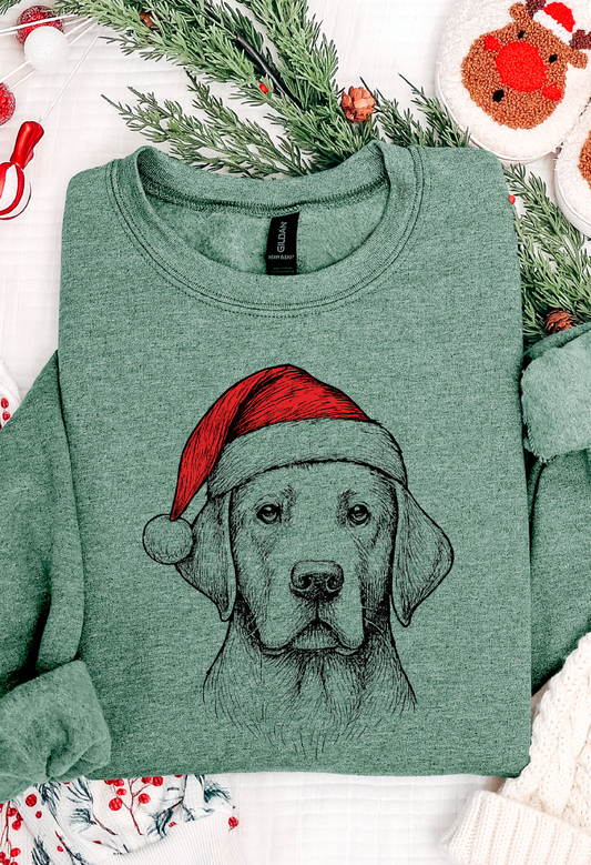 Santa Paws Dog Breed Sweatshirts