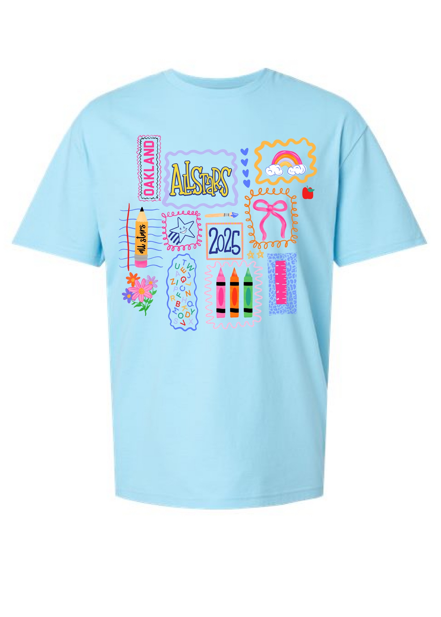 Oakland Allstars Doodle Collage Tee