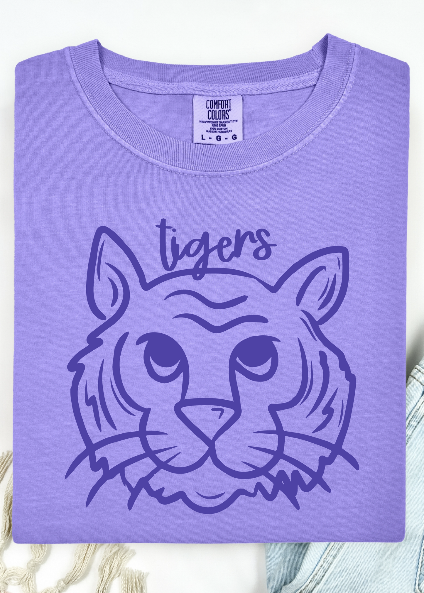 ADULT Mascot Doodle Comfort Color Tee