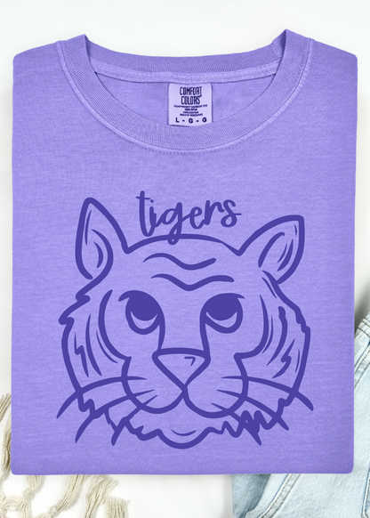 ADULT Mascot Doodle Comfort Color Tee