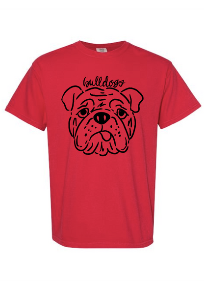 ADULT Mascot Doodle Comfort Color Tee