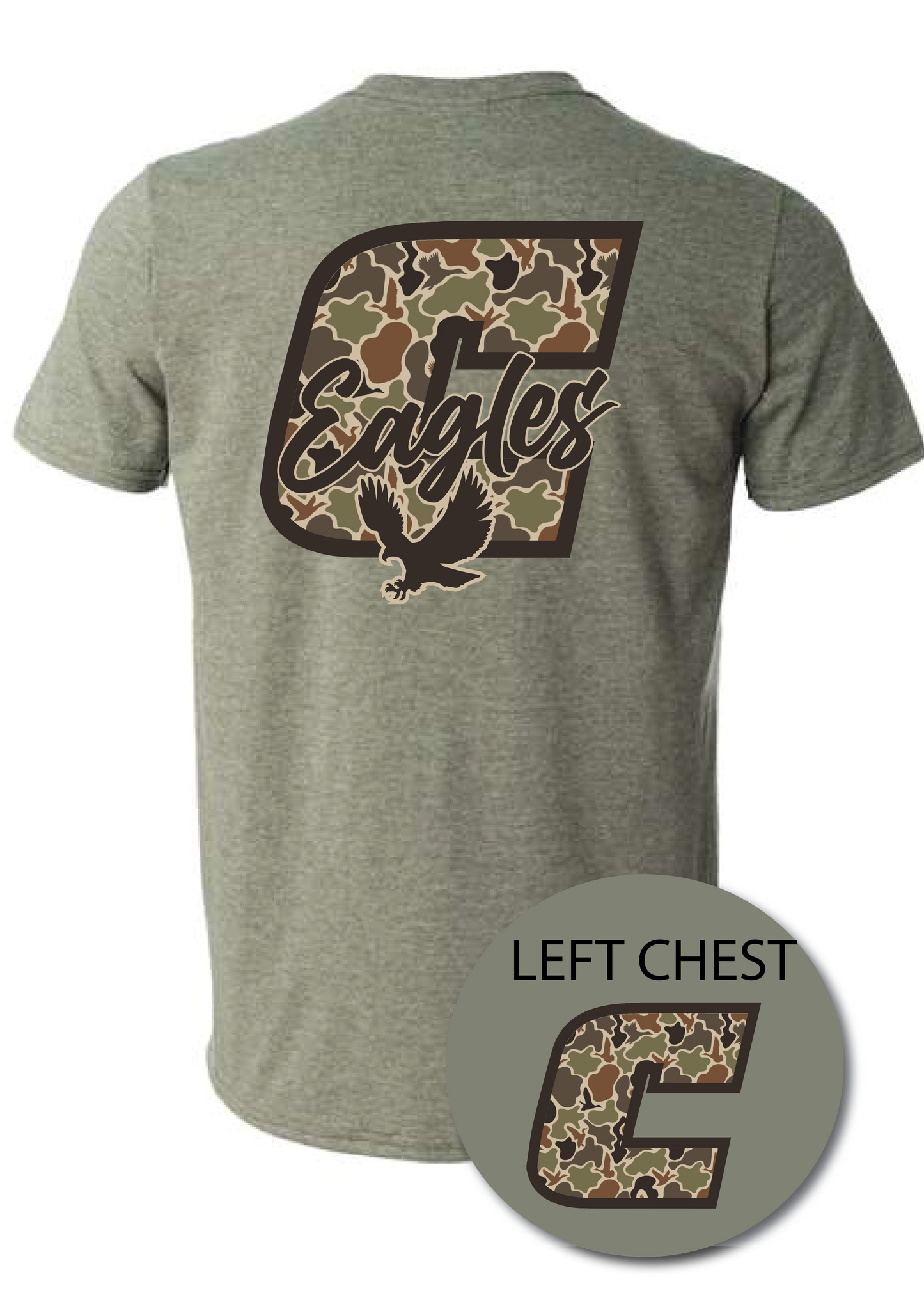 Chesnee C Duck Camo Tee YOUTH