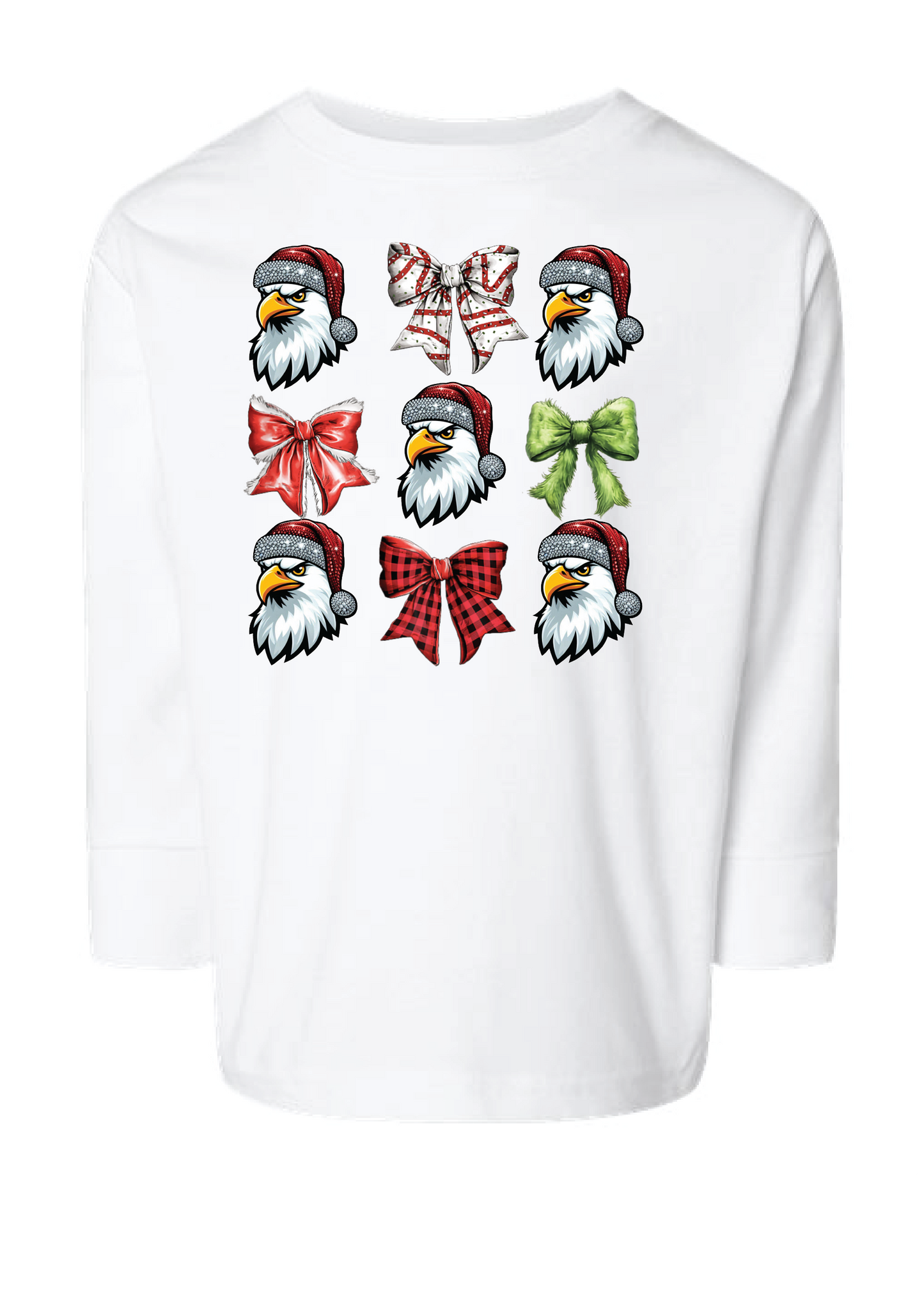 Christmas Eagles Coquette Long Sleeve