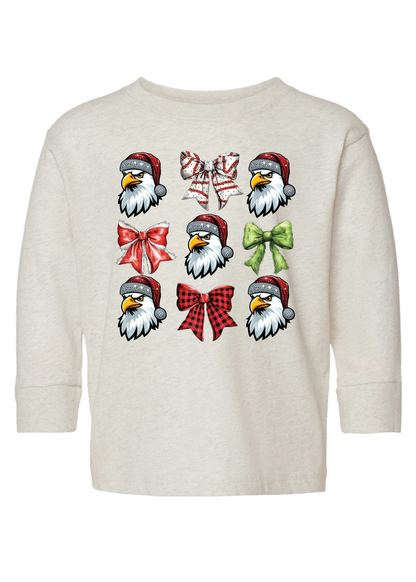 Christmas Eagles Coquette Long Sleeve