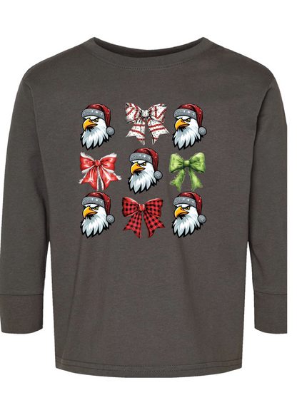 Christmas Eagles Coquette Long Sleeve