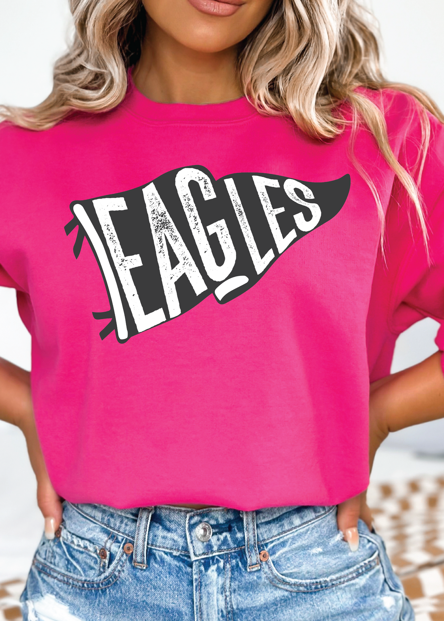 Eagle Pendant Flag Crewneck