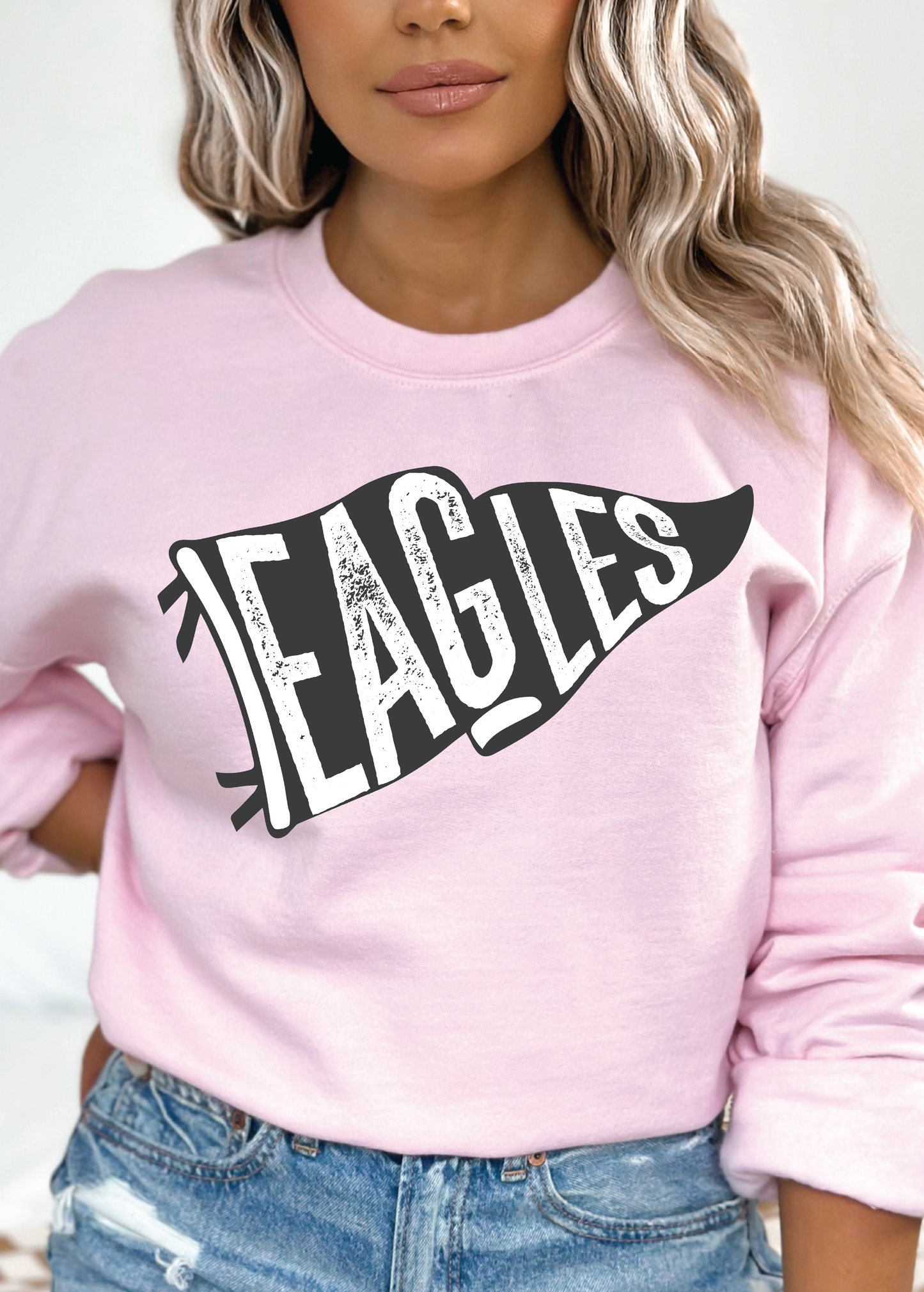 Eagle Pendant Flag Crewneck