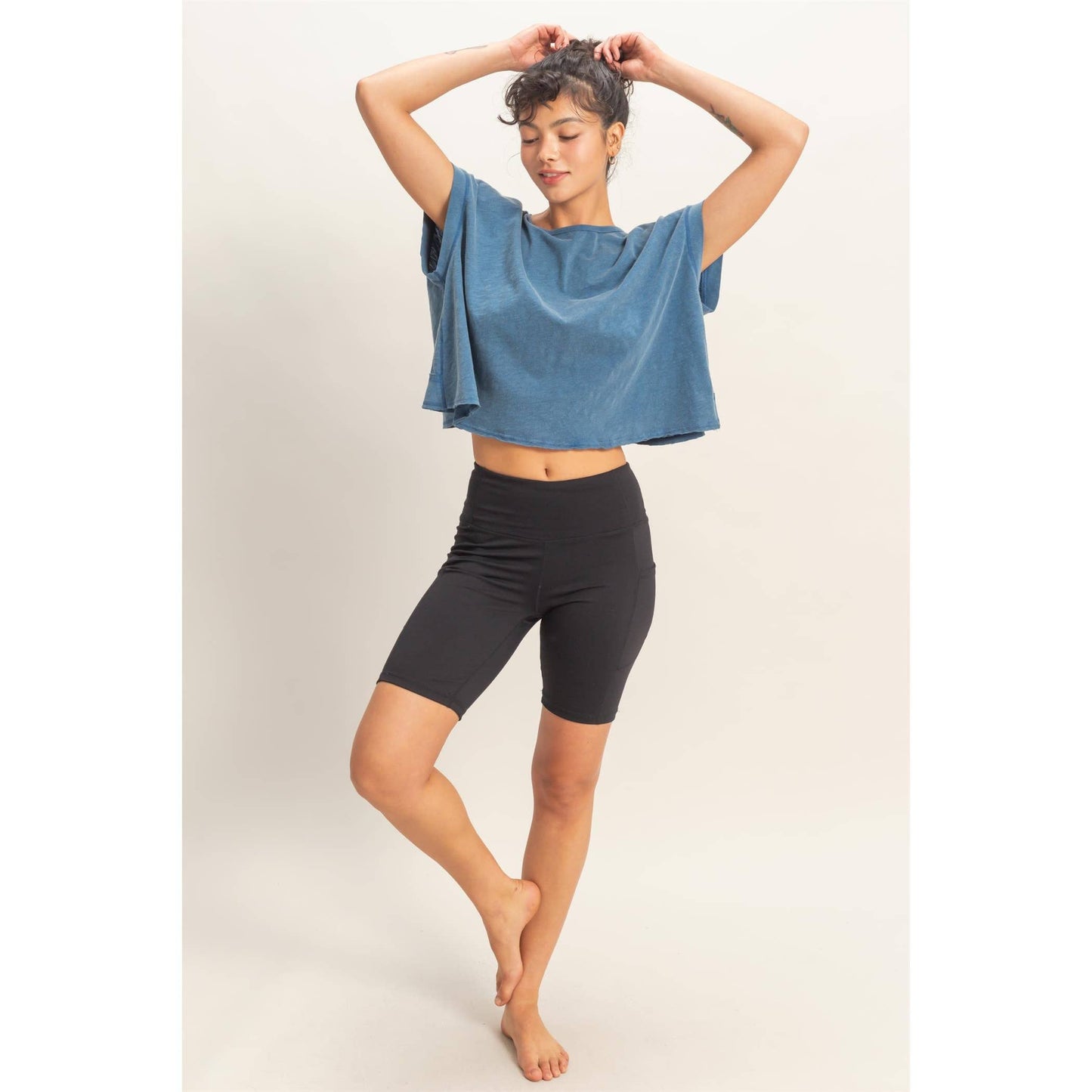 Storm Washed Open Back Top