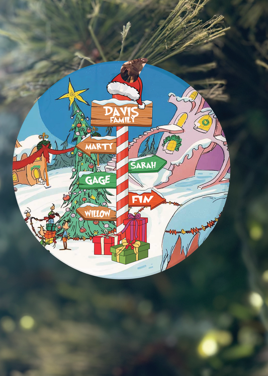 Personalized Whoville Family Ornament