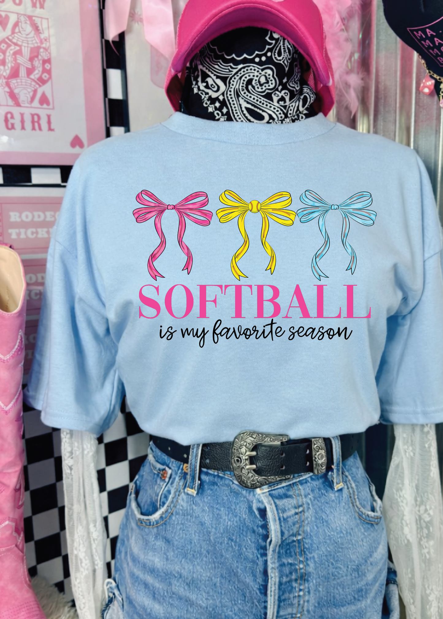 Softball Season Graphic Tee