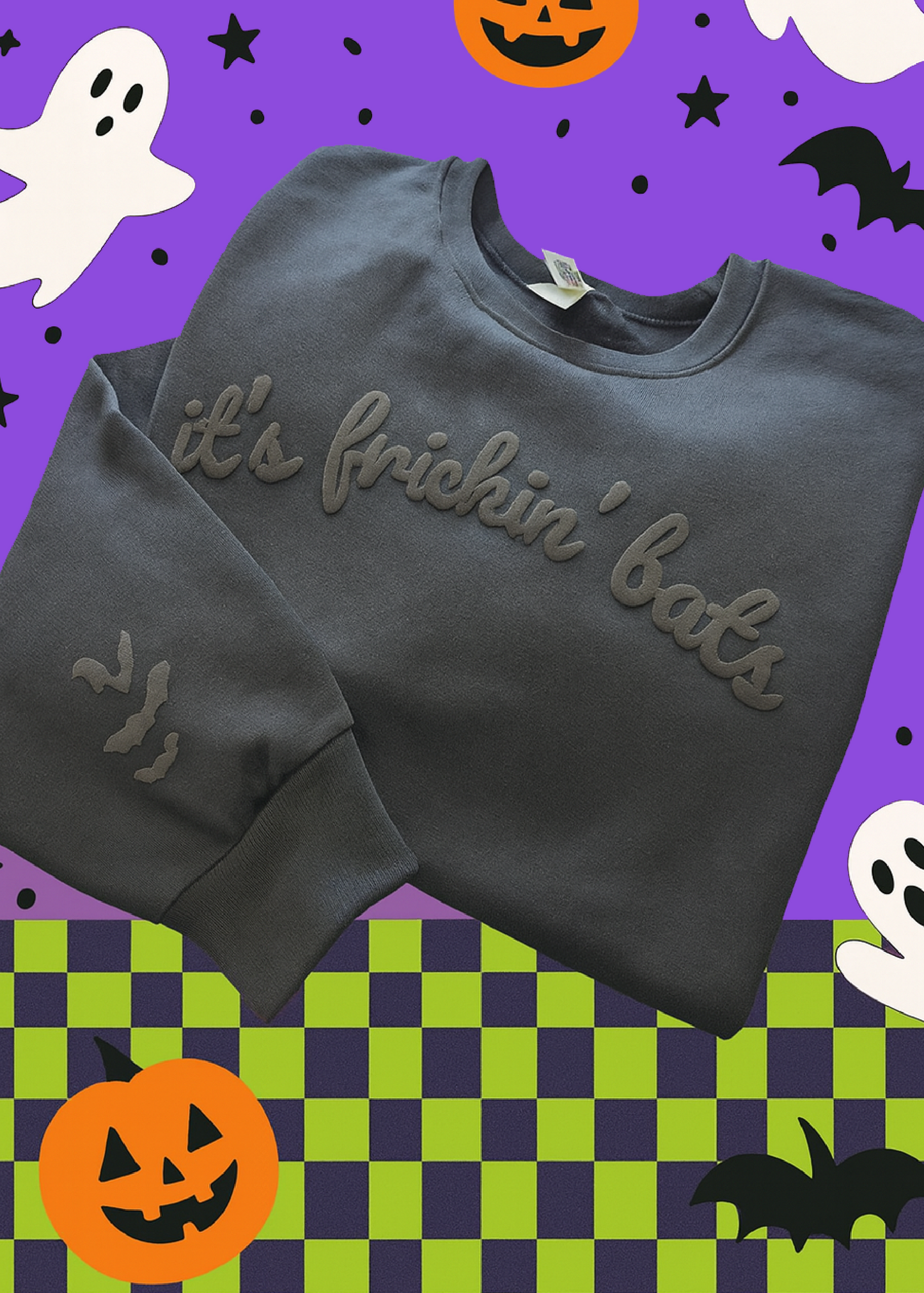 It's fricken bats Puff Sweatshirt