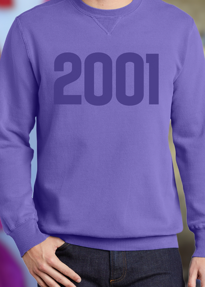 Birth Year Garment Dye Sweatshirt