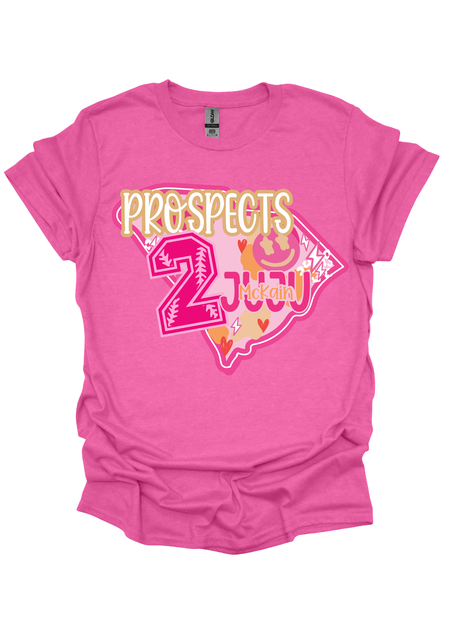 Pink Prospects State Graphic Tee