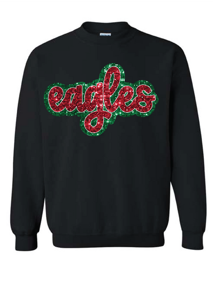 Eagles Faux Glitter Sweatshirt