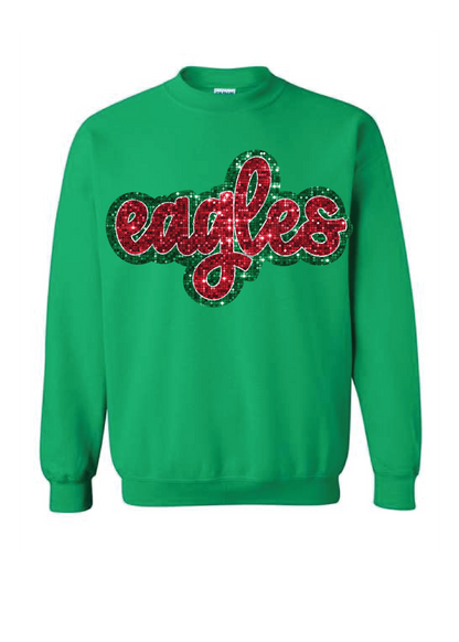 Eagles Faux Glitter Sweatshirt