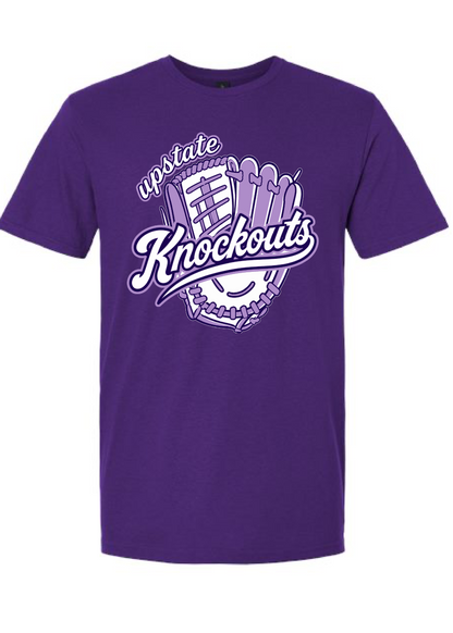 Upstate Knockouts Softball Glove Tee