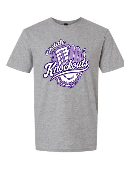 Upstate Knockouts Softball Glove Tee