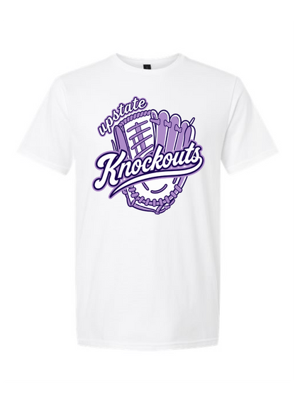 Upstate Knockouts Softball Glove Tee