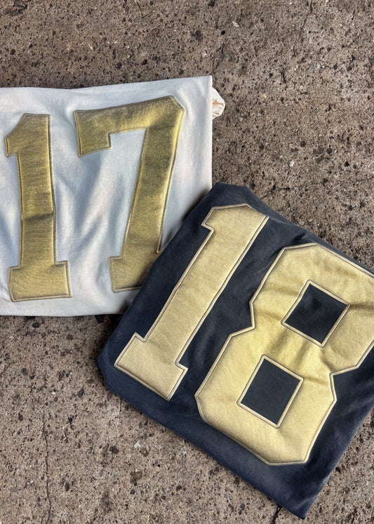 Golden Varsity Puff Comfort Color Tee