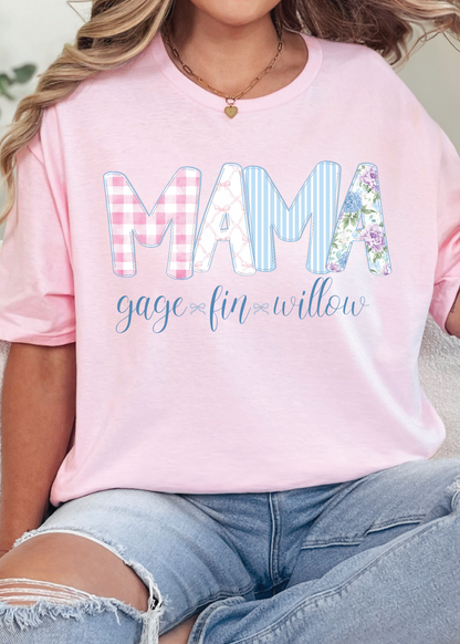 Grandmillennial Custom Name Tee