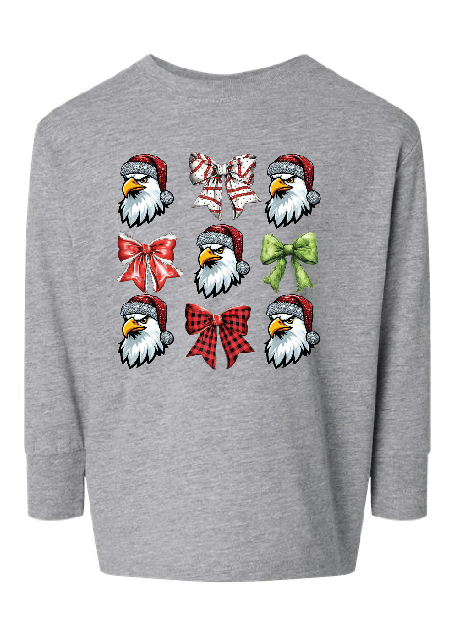 Christmas Eagles Coquette Long Sleeve