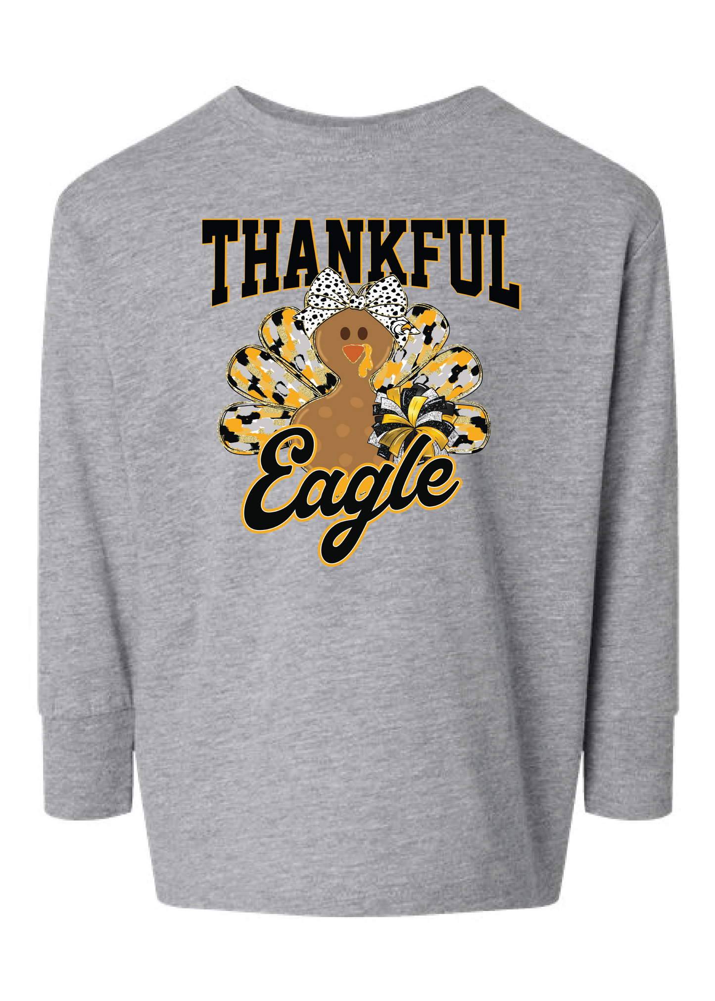 Thankful Girl Turkey Long Sleeve