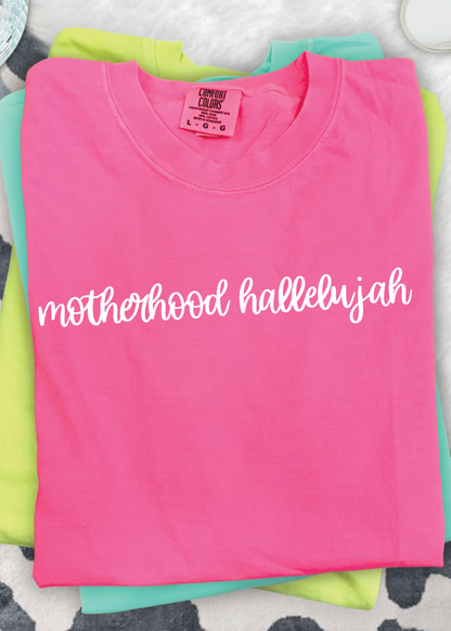 Custom Hallelujah Comfort Color Tee