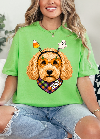 Howl-O-Ween Pups Custom Graphic Tee