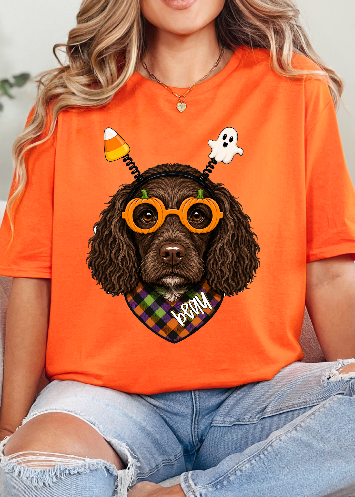 Howl-O-Ween Pups Custom Graphic Tee