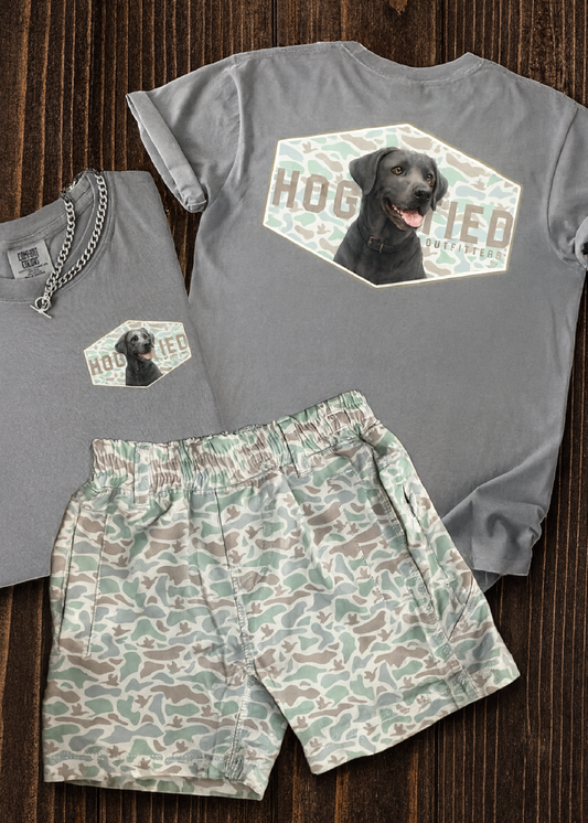 Hog Tied Marsh Camo Comfort Color Tee