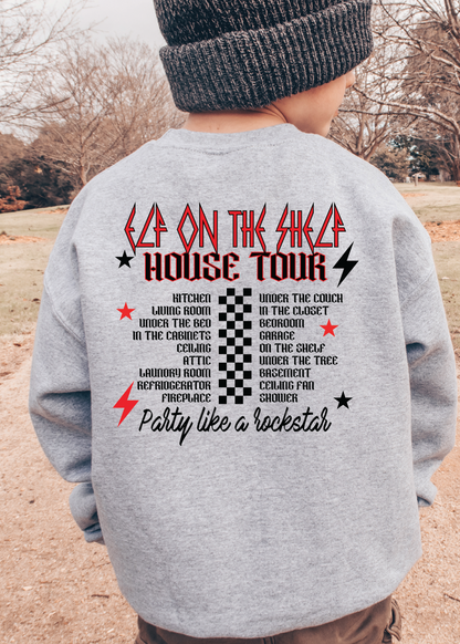 BOY Elf on the Shelf House Tour Sweatshirt