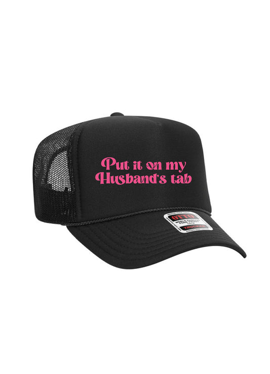 Husband's Tab Trucker Hat