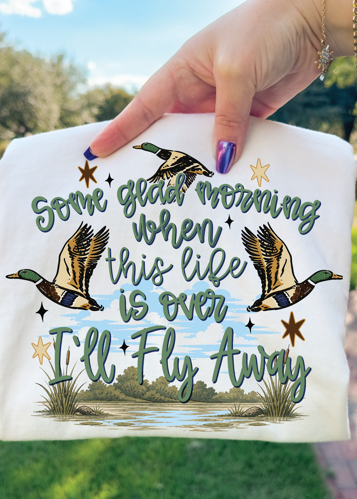 I'll Fly Away Comfort Color Tee